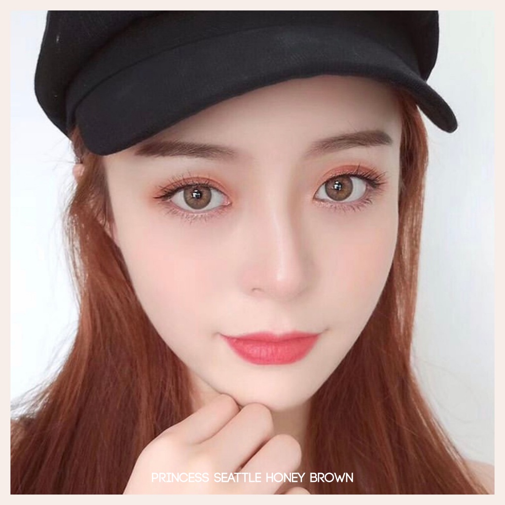 MIKHAYLOVESHOP Softlens Seattle Honey Brown | EOS Princess