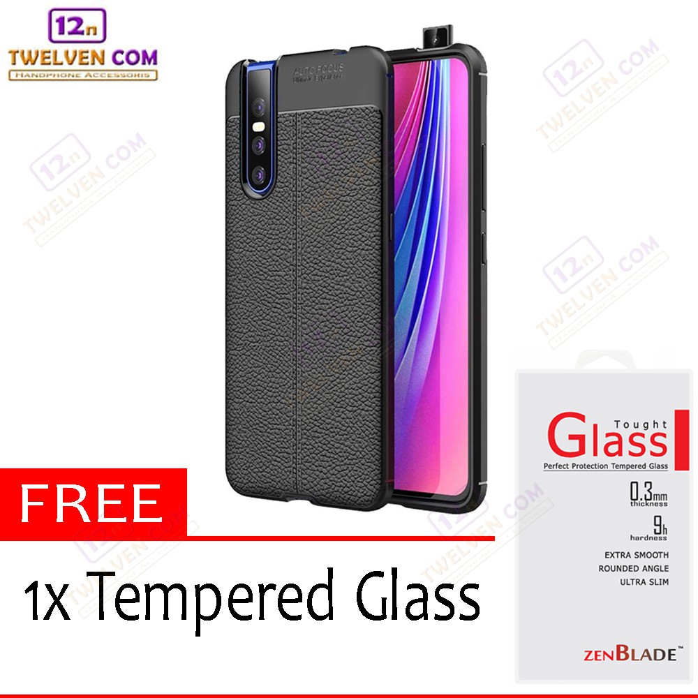 Case Auto Focus Softcase Vivo V15 - Free Tempered Glass