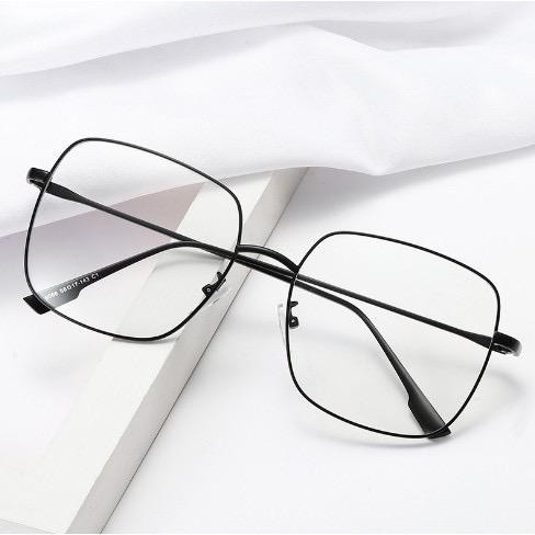 WBS Kacamata Anti Radiasi UV Persegi Kaca Mata Style Korea Bingkai Retro Frame Eyeglasses Murah KC012 (7825)-5
