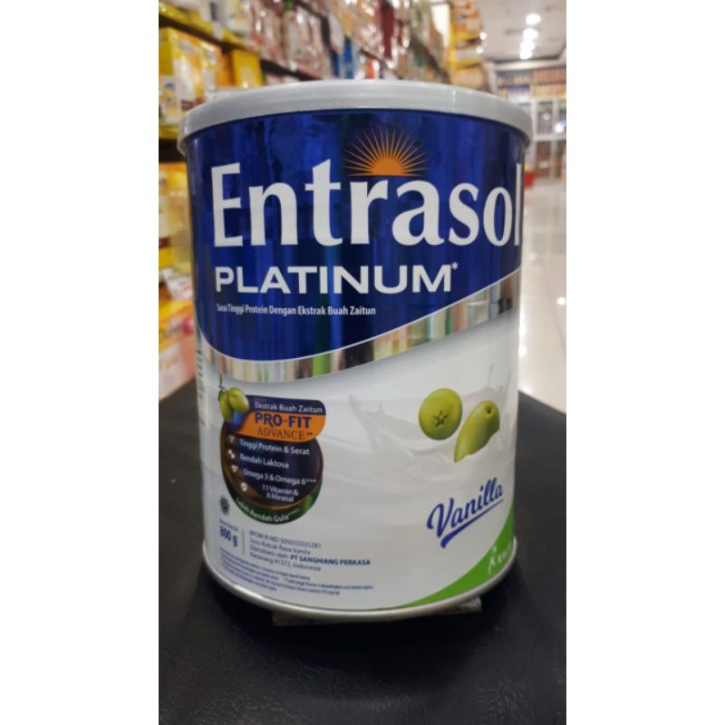 Entrasol Platinum Vanilla 800gr