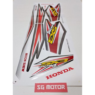  stiker  striping body honda astrea  prima dan grand warna 