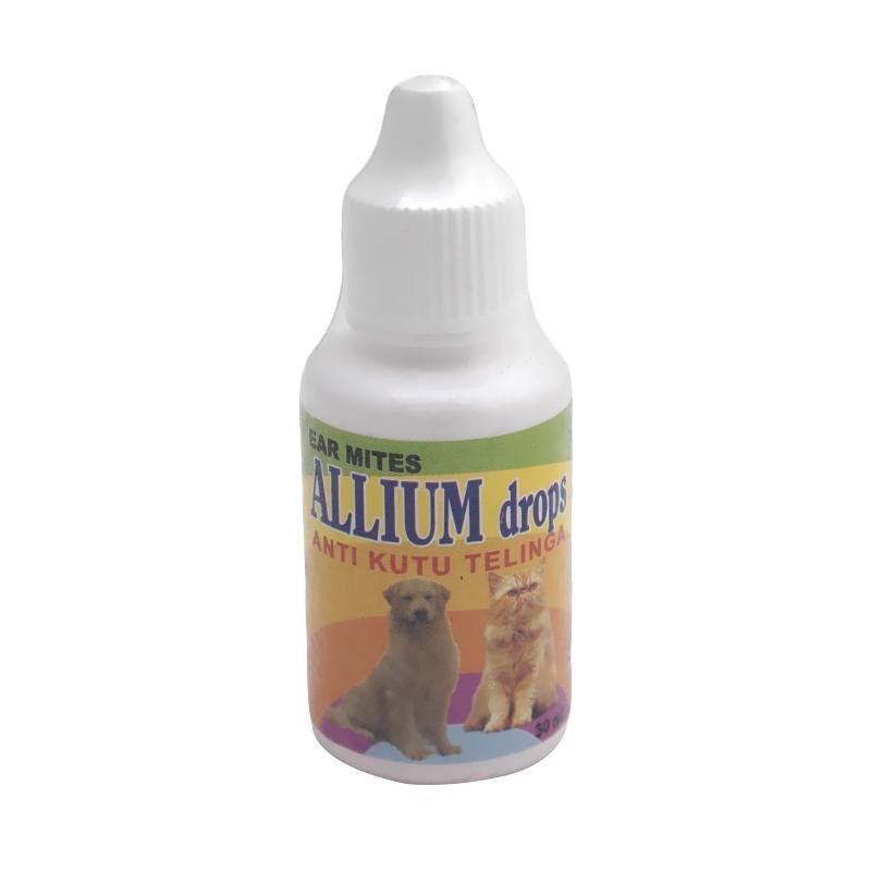 OBAT TETES KUTU TELINGA ALLIUM DROPS 30ML UNTUK KUCING &amp; ANJING