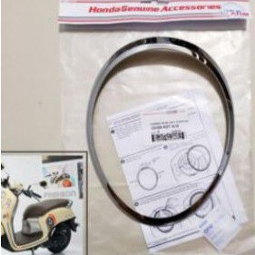 GARNISH HEADLIGHT LAMPU DEPAN HONDA NEW SCOOPY 2021 2022 Original
