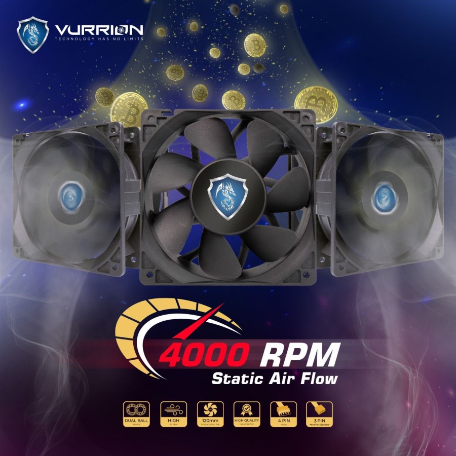 FAN MINING VURRION HURRICANE 4000 RPM