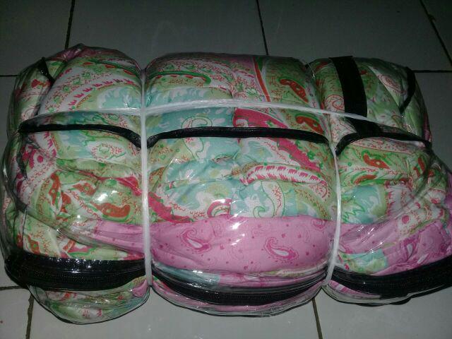 Promo Murah Bedcover Set Ukuran ( 180x200 ) King Size Motif Elegant Best Seller Katun Poly Import 80