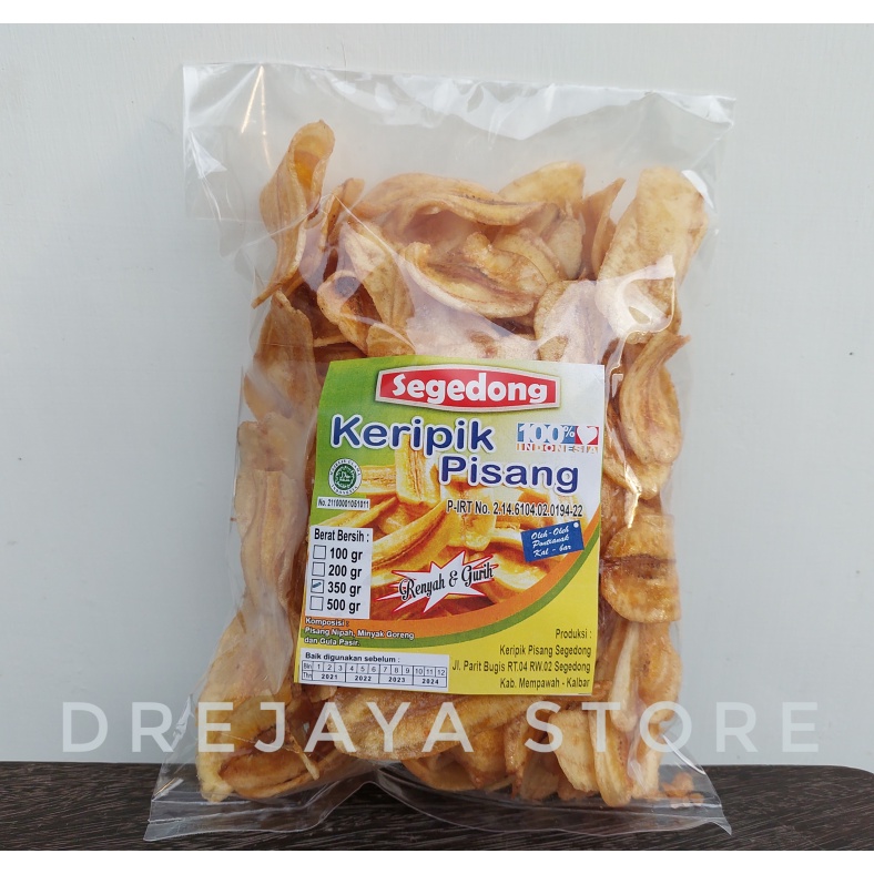 

Keripik Pisang Manis Segedong Pontianak (Uk. Besar)