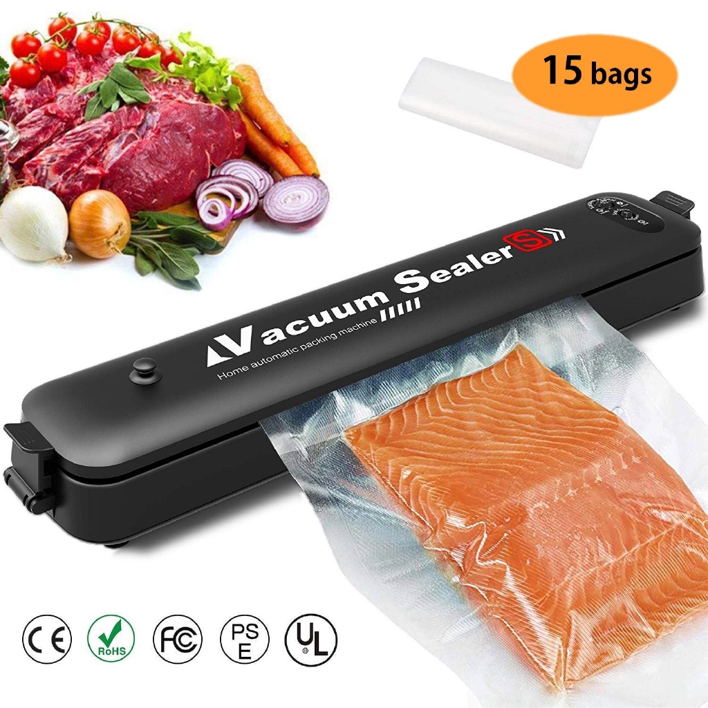 Vacuum Sealer Mesin Penyegel Vacuum Makanan Satu Sentuhan 15 kantong  penyegel | Shopee Indonesia