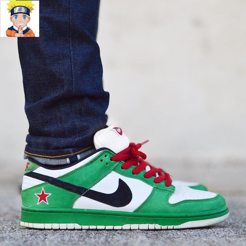 nike sb dunk low pro heineken