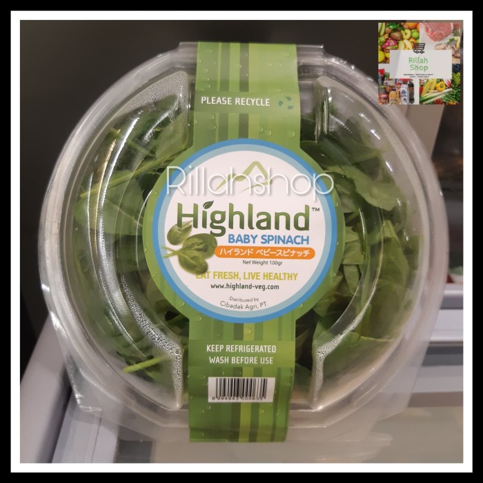 

BABY SPINACH HIGHLAND/SAYUR BAYAM PACK