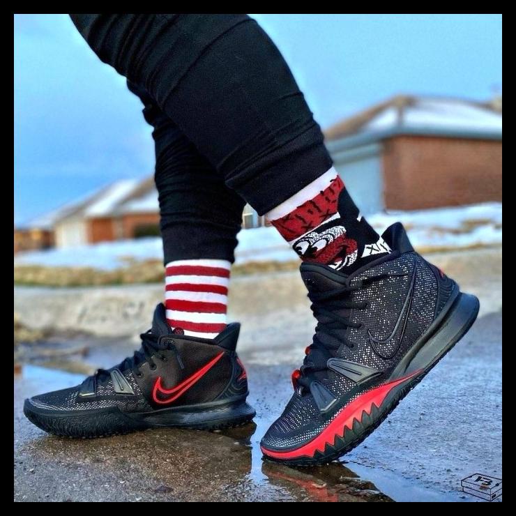 Sepatu Basket Nike Kyrie 7 Black Red