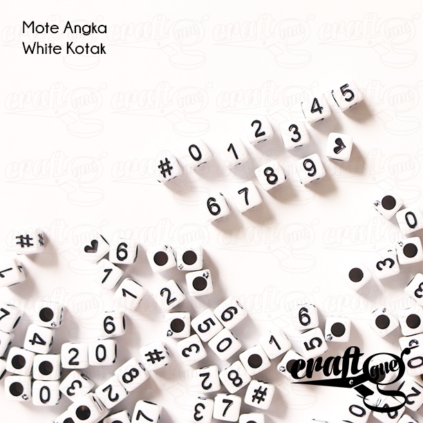 Mote Angka Numeric (20gram)