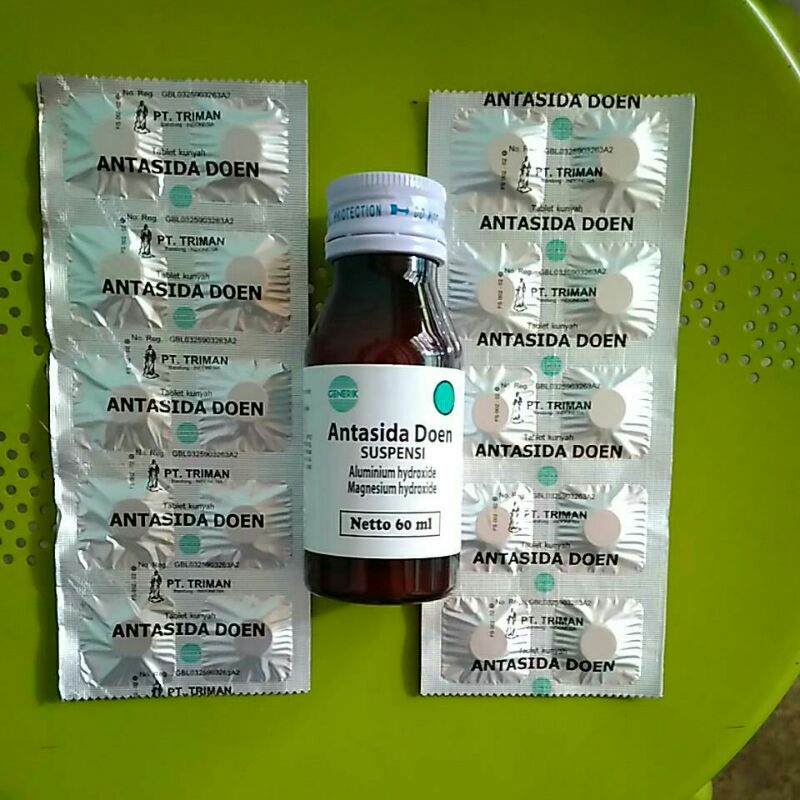 ANTASIDA DOEN (OBAT MAAG, KEMBUNG, NYERI LAMBUNG, ULU HATI)