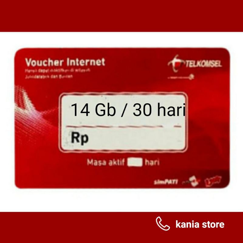 Voucher Telkomsel 14 Gb Jatim