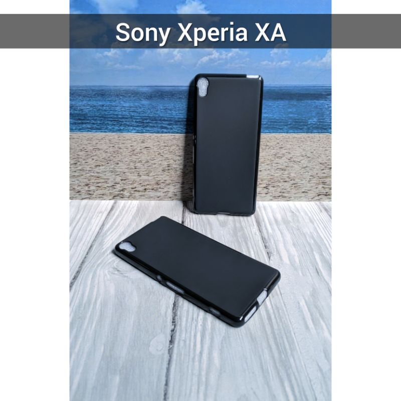 Case Sony Xperia XA black mate Soft case Sony XA dual F3111 F3113 F3115