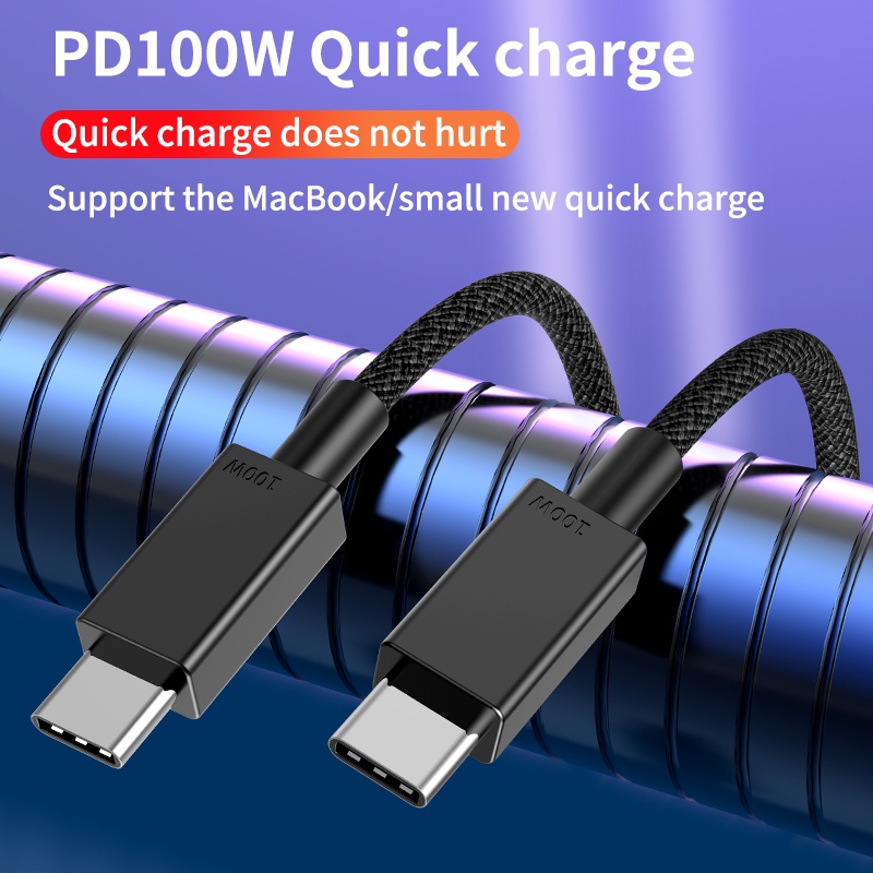 Kabel Data / Charger USB Tipe C PD 60W 3A QC3.0 Fast Charging Untuk MacBook Pro