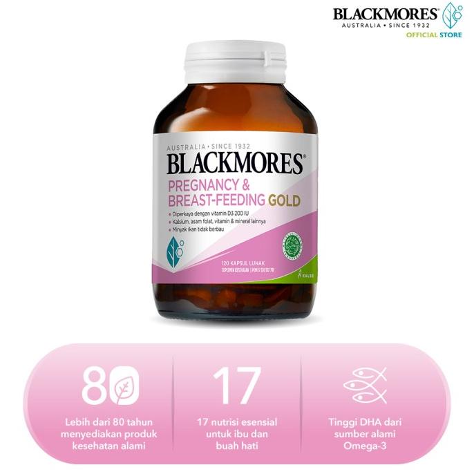 Blackmores Pregnancy &amp; Breast Feeding Gold 60 dan 120 Kapsul