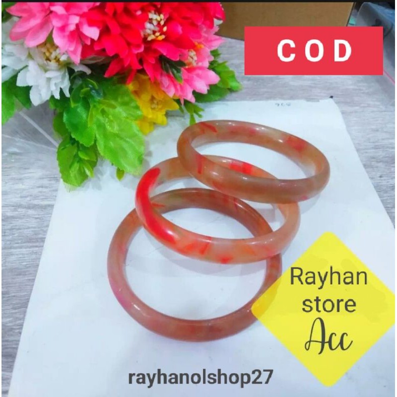 R-O 27 GELANG Anak anak GIOK MERAH COKLAT PELANGI Usia 1-15 thn