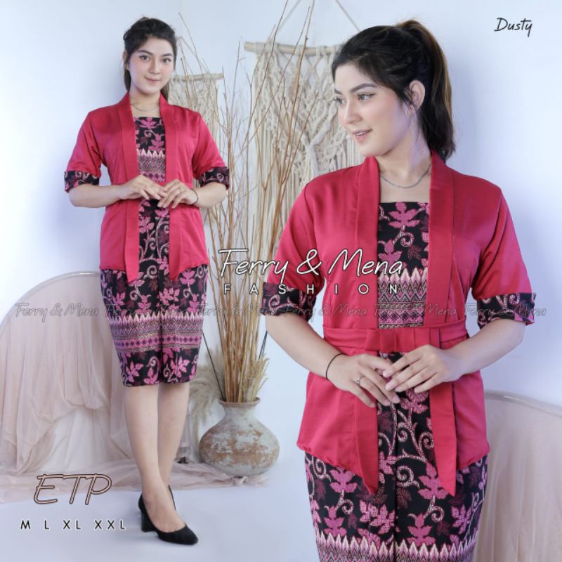 New Pict !!! Set Kebaya ETP Terlaris / Kebaya Kutubaru / Kebaya Floy / Kebaya Dewasa