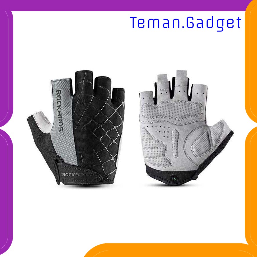 TG-IB199 ROCKBROS SARUNG TANGAN HALF FINGER ANTI-SKID - S109