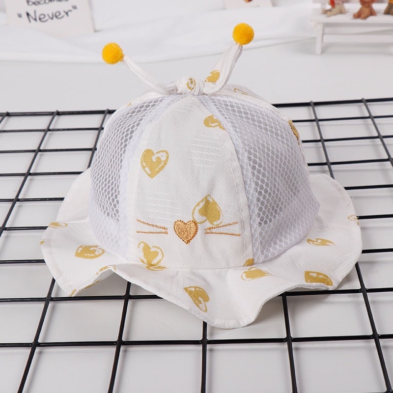 LID8009 - TOPI ANAK MOTIF KUCING TOPI FASHION BABY HAT