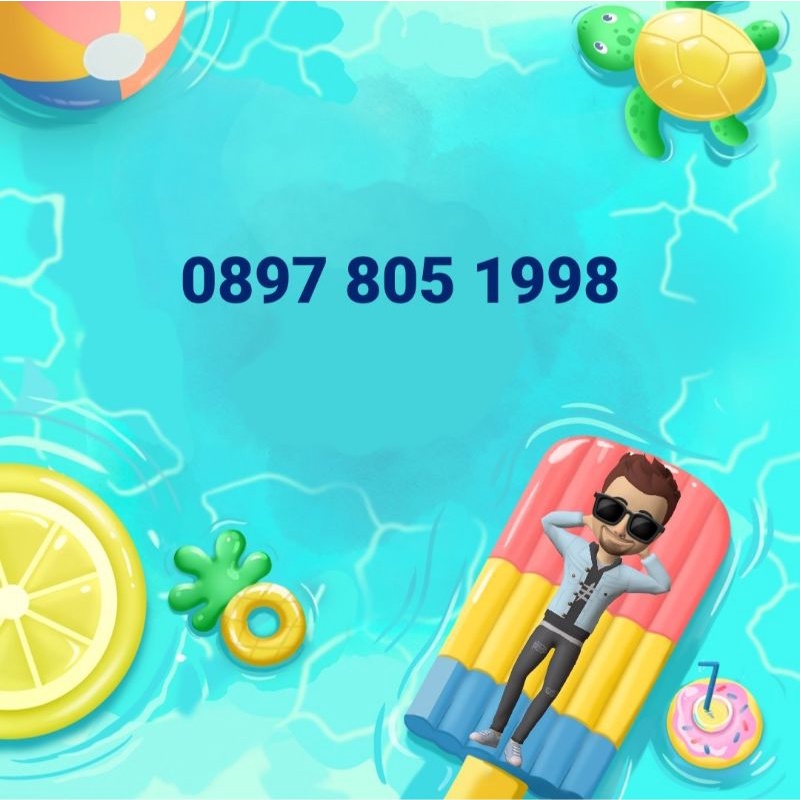 nomor cantik tri 805 1998