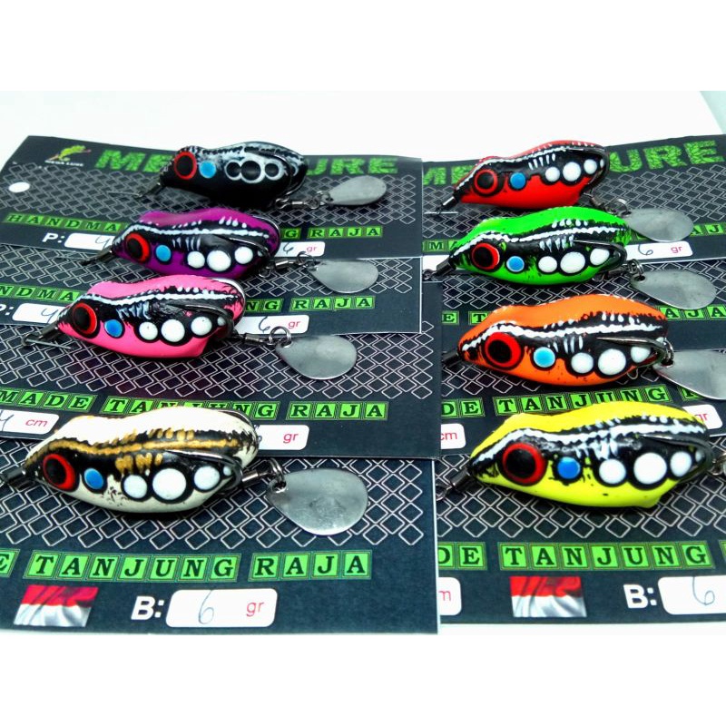 SOFT FROG MEGA LURE  4,CM DAN 3,5 CM UMPAN KESTING