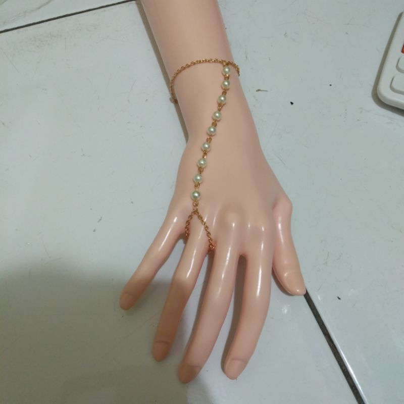Gelang Cincin India Mutiara