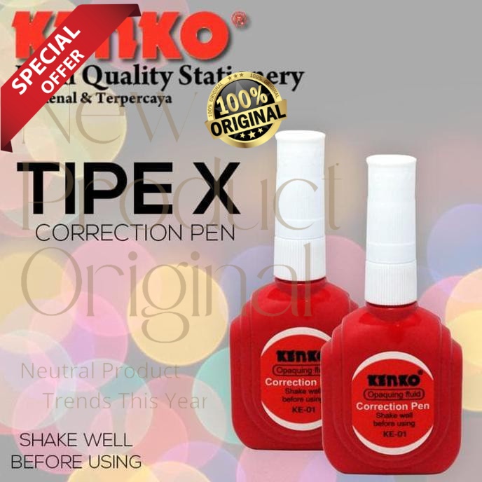 

KENKO TIPE-EX KENKO CORRECTION PEN - PENGHAPUS TIP EX (OFF-19)
