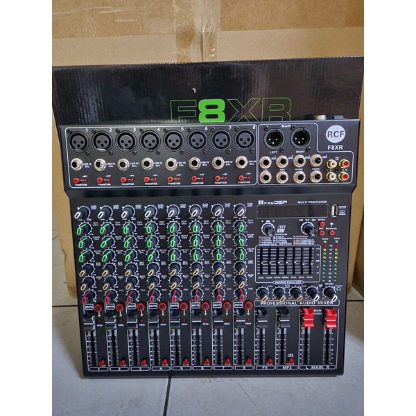 RCF F8XR AUDIO MIXER 8 CHANNEL