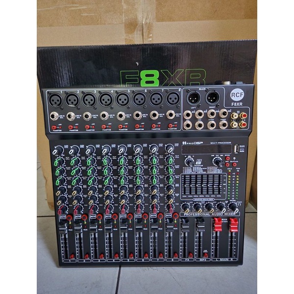 MIXER AUDIO RCF F8XR/F8 XR 8 CHANNEL