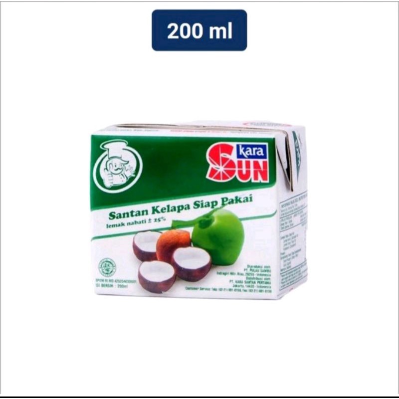 

SUN KARA SANTAN INSTAN CAIR 200ML