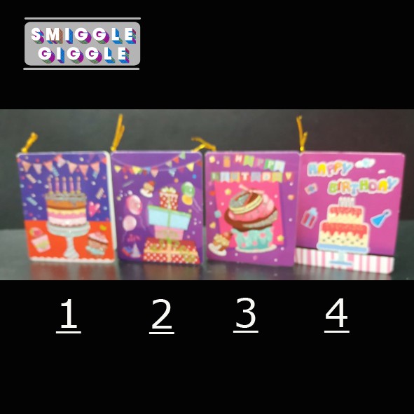 Kartu Ucapan Glitter / Greeting Card / Birthday card 5th Part