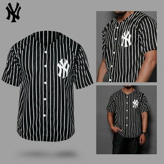 kaos jersey baseball NY salur variasi Premium / baju baseball / tshirt baseball unisex