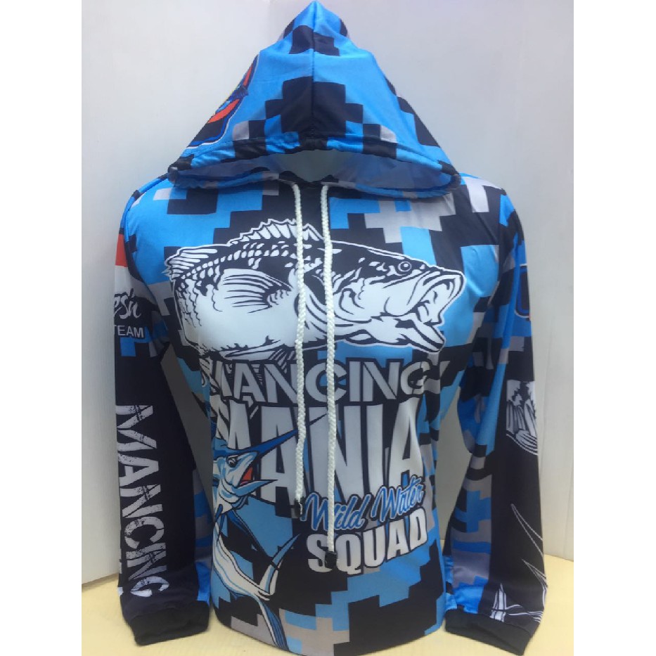 Baju Jersey Mancing Mania Bertopi