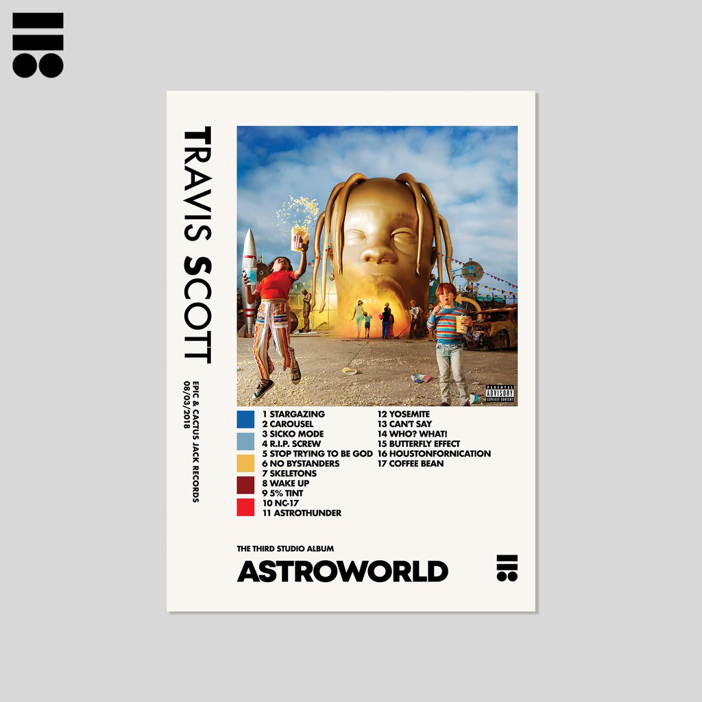 Travis Scott - Astroworld Poster