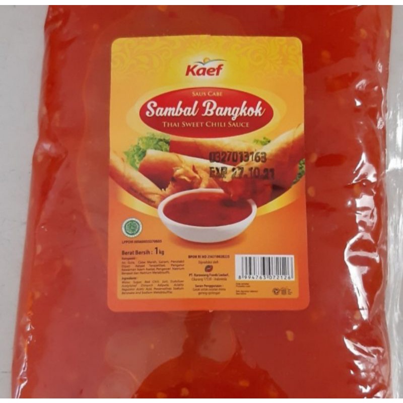 Kaef Sambal Bangkok 1Kg / Thai Sweet Chili Sauce