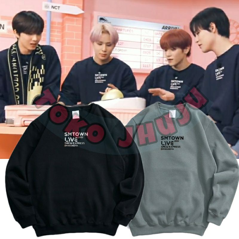 Basic Sweater NCT SM Town  Live 2022 SMCU Express Kwangya Logo Tengah // NCT Aespa Red Velvet Shinee Girls Generation