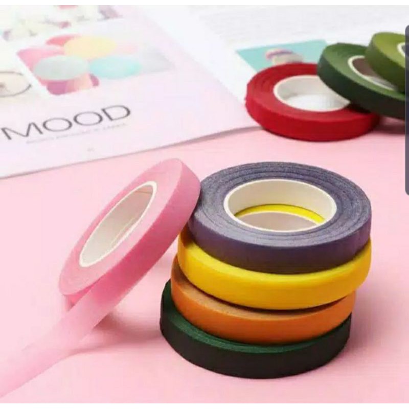 Floral Tape warna warni 30 yard
