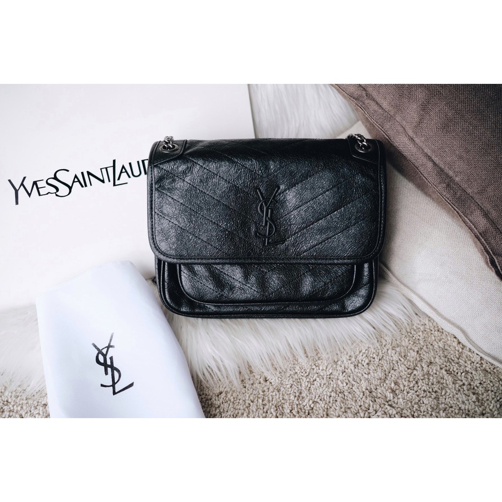 YSL Niki Medium in Vintage Leather Bag