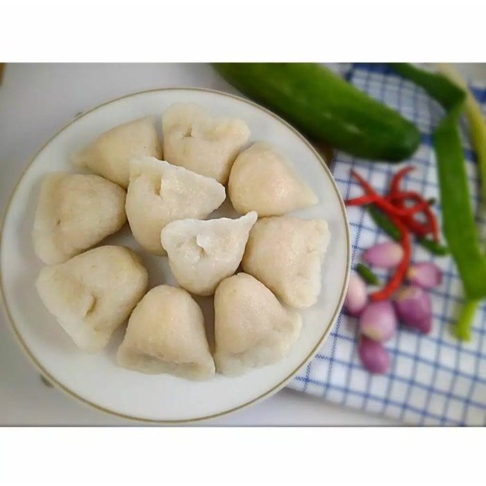 

Pempek Ikan Tengiri kapal selam kecil / telur 10 pcs berat +-500 gram