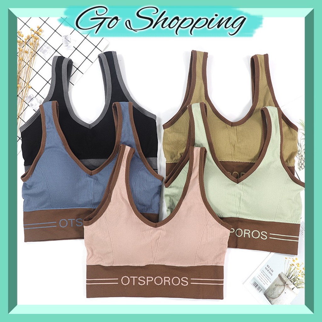 GO! BR450 Sport Bra BH OTSPOROS  Push Up Gym Fitness Senam Zumba  Pakaian Dalam Olahraga