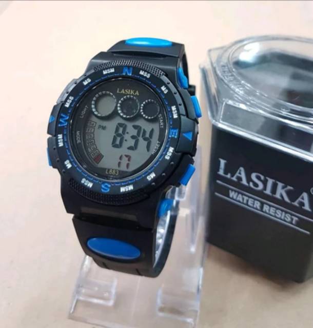 JAM TANGAN ANAK PRIA COWOK CEWEK LASIKA ORIGINAL DIGITAL LED WATER RESIST