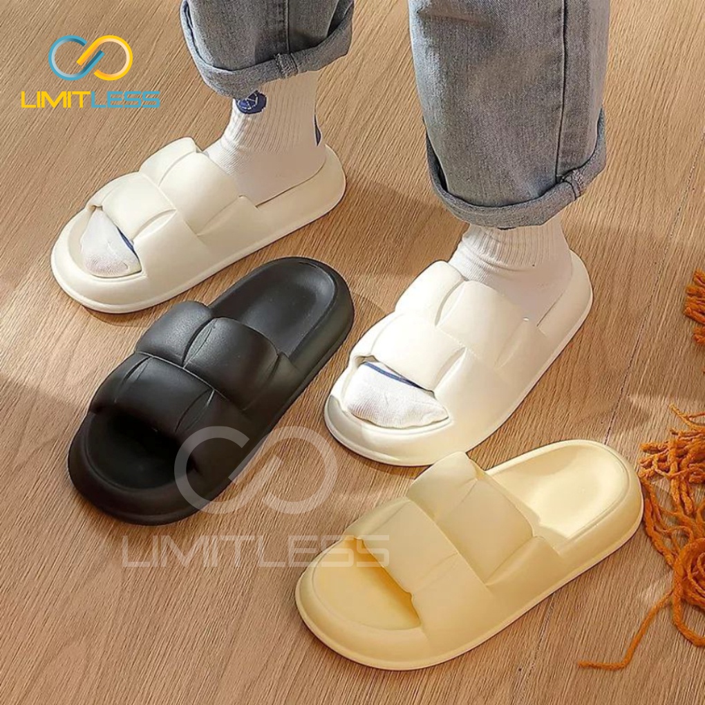 Sendal Slop Wanita Empuk Ringan Kekinian Fashionable Sandal Rumah Selop Cewek Slide Anti Slip On Eva Phylon Nyaman Rumahan Terbaru Korean Style