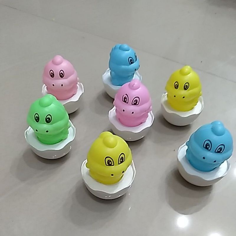 Mainan Anak Telur Dino Menetas Goyang Telur Dino Warna Warni Bergoyang Mainan Telur Dino Joged Maina