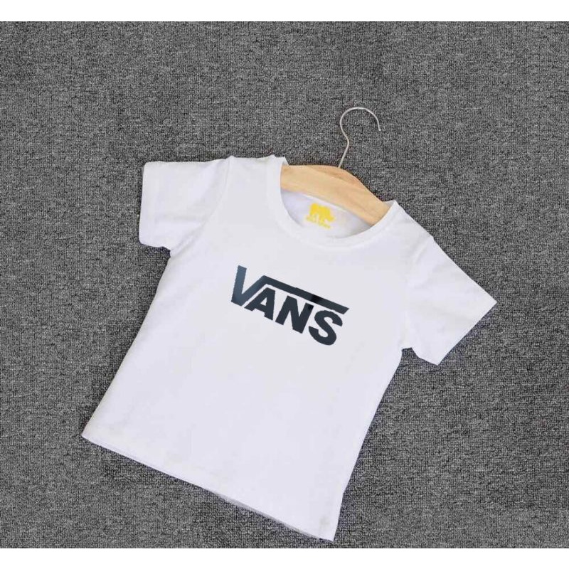 Kaos Anak Vans Baju Anak Unisex Tshirt Kids Lengan Pendek Kaos Distro Anak Fashion Anak Cewek Cowok