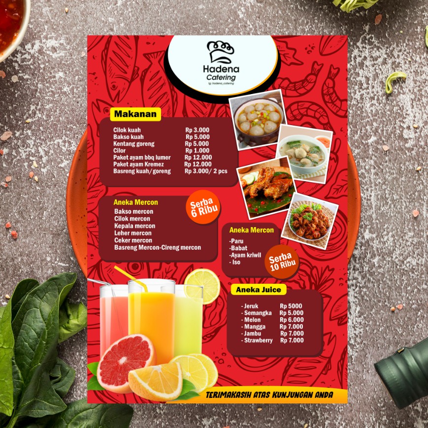 Jasa Desain Menu Makanan Profesional Shopee Indonesia