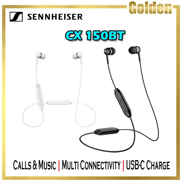 Sennheiser CX 150BT CX150BT In Ear Wireless Bluetooth Earphone Garansi Resmi