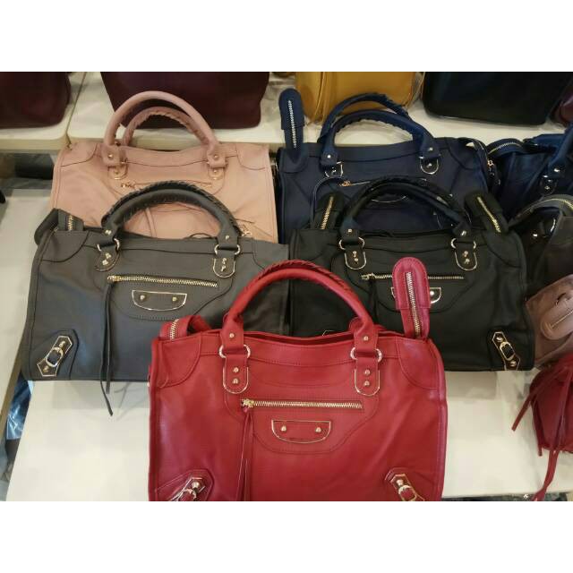 

Tas Balenciaga Termurah/Classic Metallic Edge City Large 1079