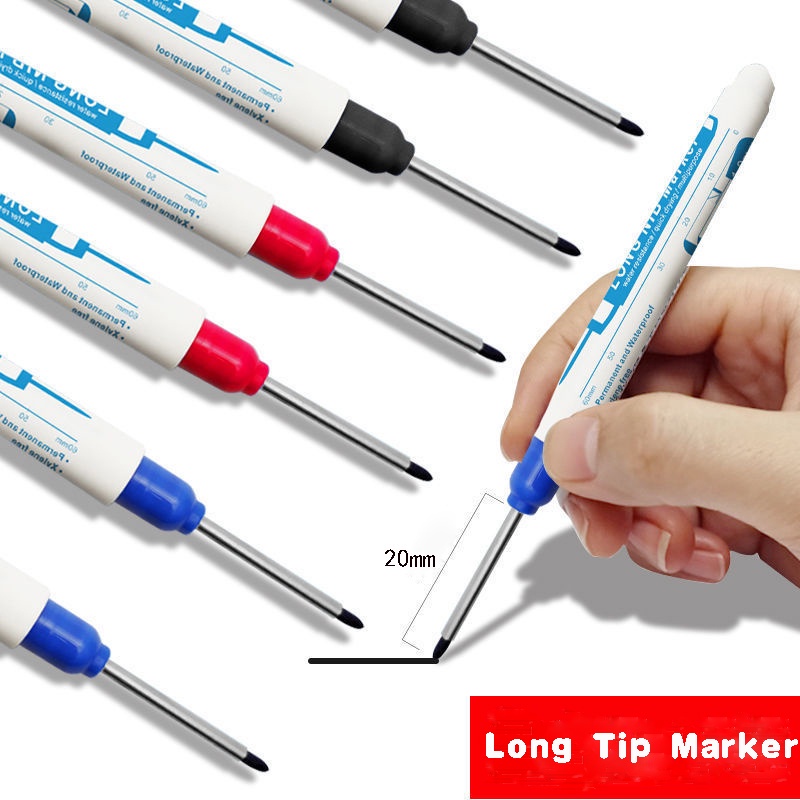 1pc Pen Marker Multifungsi Tahan Air Ukuran 20mm Untuk Pengerjaan Kayu / Metal / Mobil