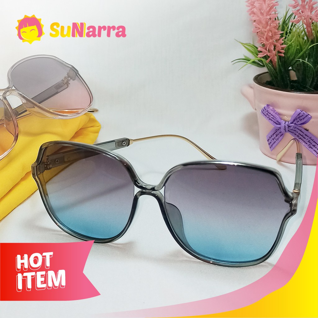 Kacamata Fashion Anti UV [S] D-Frame Pria Wanita GAcc #11